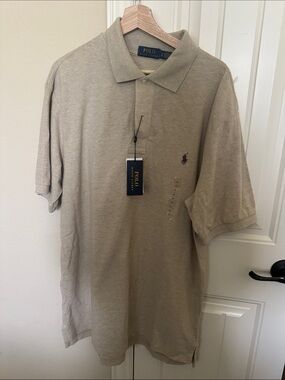 Mens Ralph Lauren Polo Beige BNWT